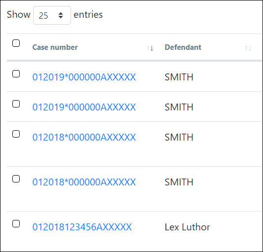 selecting files